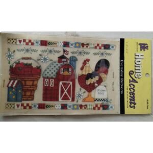 Provo Craft Home Accents Rub-ons -A-Doodle-Do Barn Apples Decor Motifs NIP
